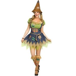 NEW Spirit Halloween Sweet Scarecrow Adult Costume SMALL/MEDIUM (2-8)